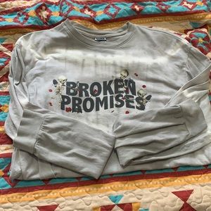 Broken promises long sleeve